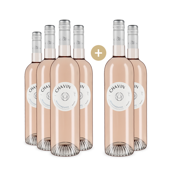 Offre 4+2 bouteilles Rosé Méditerranée 2023