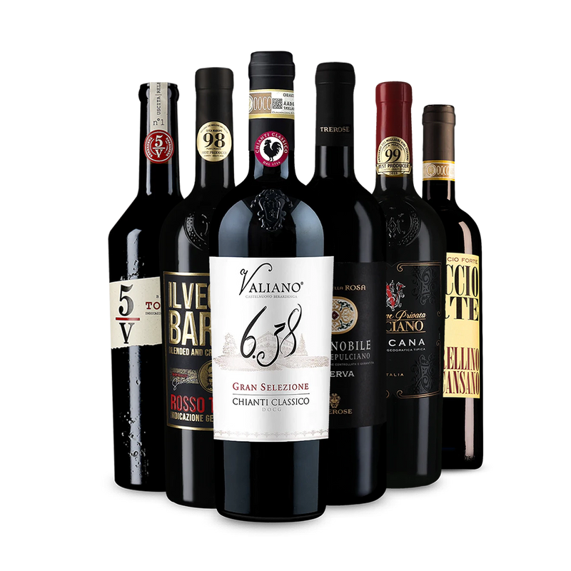 Wine in Black assortiment Best of Toskana