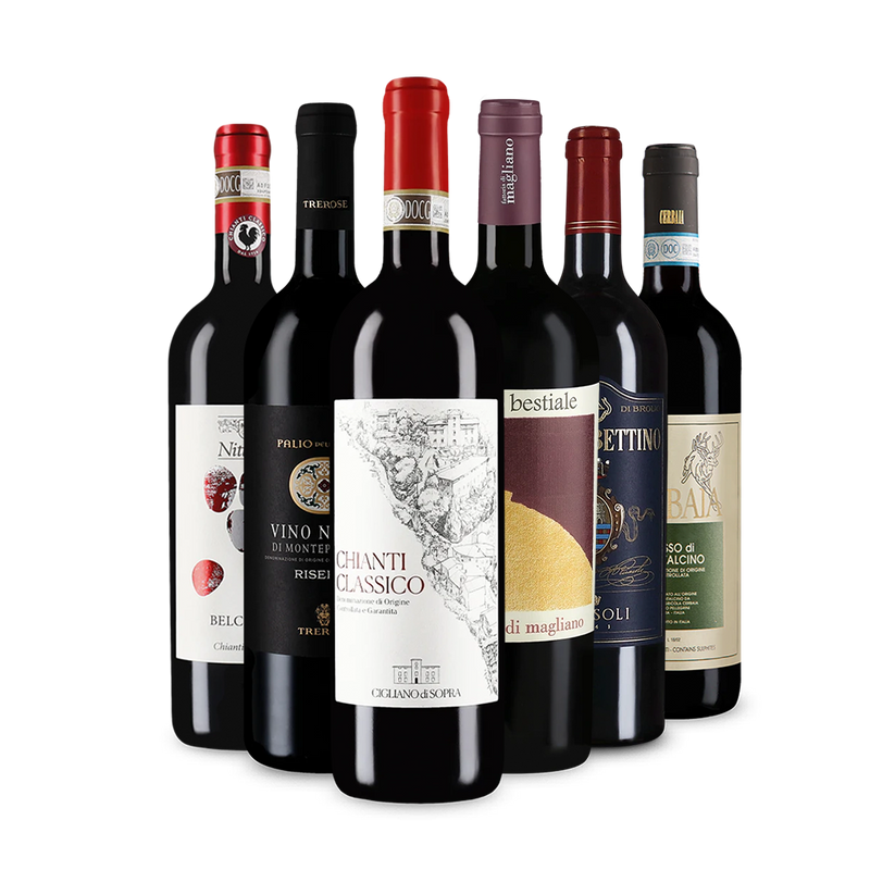 Wine in Black assortiment Best of Toskana