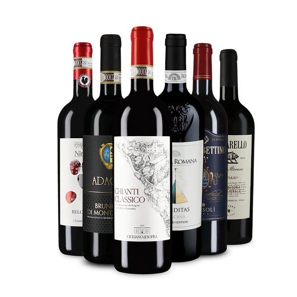 Wine in Black assortiment Best of Toskana