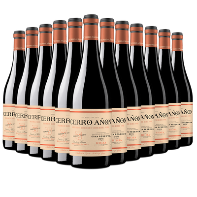 12 bouteilles de Cerro Añón Gran Reserva Rioja 2015