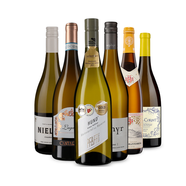 Offre découverte 6 bouteilles de vins blancs internationaux