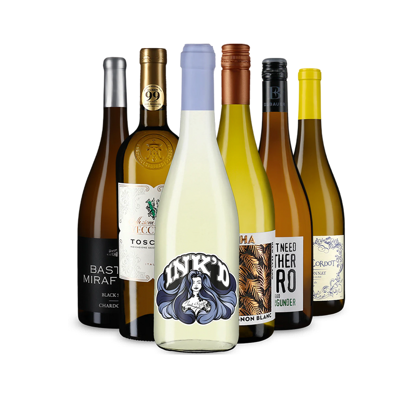 Offre découverte 6 bouteilles de vins blancs internationaux