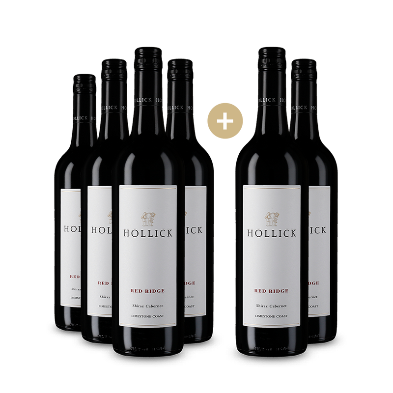 Offre 4+2 bouteilles Hollick Estate Coonawarra Red Ridge Shiraz Cabernet 2021