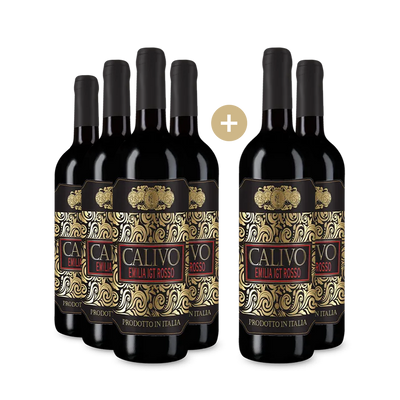 Offre 4+2 bouteilles Calivo Rosso 2022