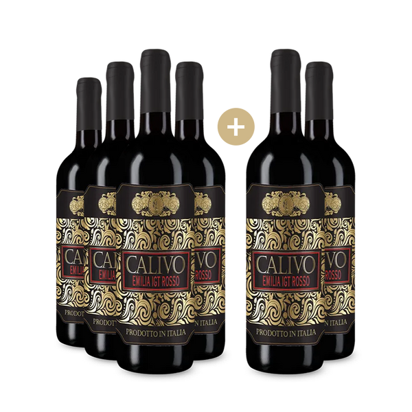 Offre 4+2 bouteilles Calivo Rosso 2022