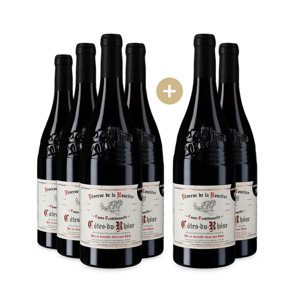 4+2 bouteilles Côtes-du-Rhône 2022