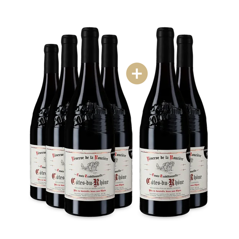 4+2 bouteilles Côtes-du-Rhône 2022