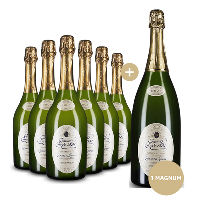 Offre 6 bouteilles Sieur d’Arques Grande Cuvée 1531 de Aimery Crémant de Limoux Brut + magnum offert