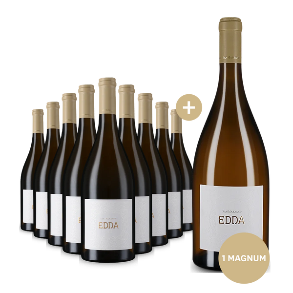 Offre 9 bouteilles + magnum : Edda Bianco Salento 2023