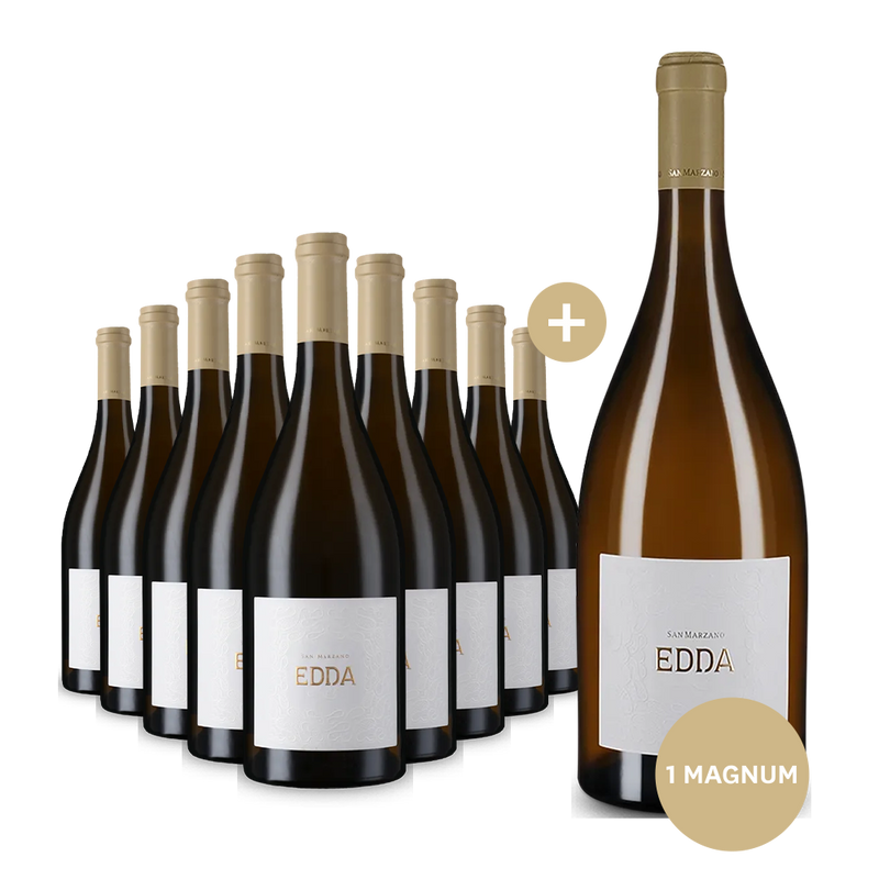 Offre 9 bouteilles + magnum : Edda Bianco Salento 2023