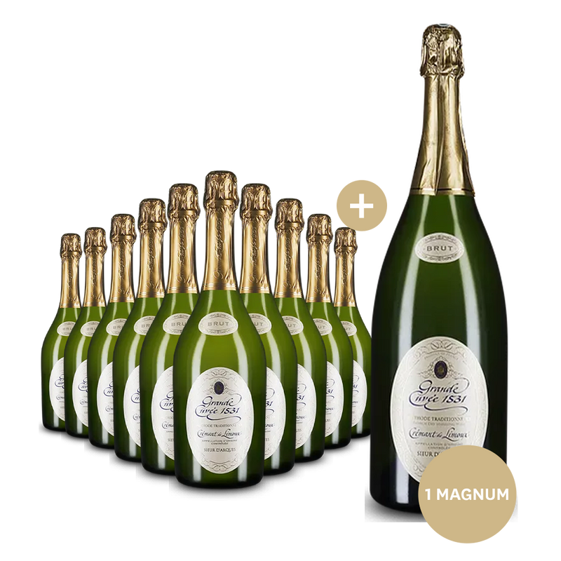 Offre 10 bouteilles Grande Cuvée 1531 de Aimery + magnum en cadeau