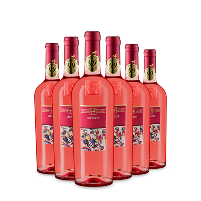 6 bouteilles Merlot Rosato 2025