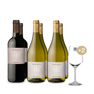 Offre découverte Cantina Tramin + 2 verres à vin