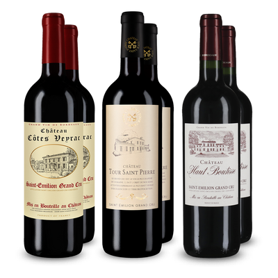 3x2 Assortiment Saint-Émilion Grand Cru