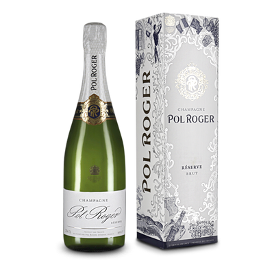 Brut Réserve dans son emballage cadeau