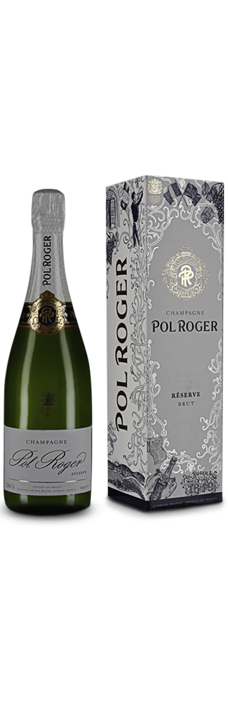 Brut Réserve dans son emballage cadeau